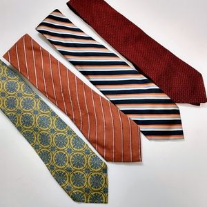 Men's Neckties Lot of Four